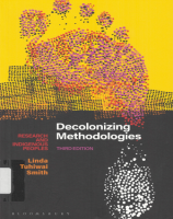 Decolonizing Methodologies: Research and Indigenous Peoples