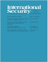 International Security   Volume 49, Issue 4 (Spring 2025) 