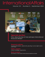 International Affairs Volume 101 Issue 5 (September 2025)  