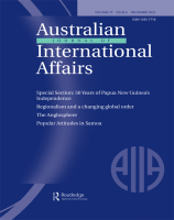Australian Journal of International Affairs Volume 79 - Issue 6 (December 2025)  