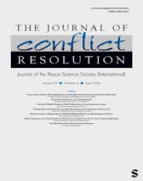 Journal of Conflict Resolution Volume 70 - Issue 4 (April 2026) 