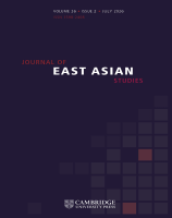 Journal of East Asian Studies Volume 26, Issue 2 (July 2026)