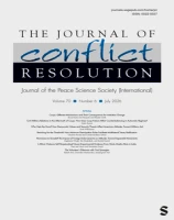 Journal of Conflict Resolution Volume 70 - Issue 6 (July 2026)