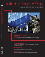 International Affairs Volume 102, Issue 4 (July 2026)   
