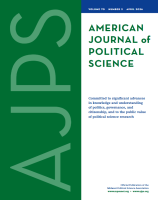 American Journal of Political Science Volume 70, Issue 2 (April 2026)
